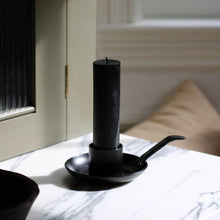 Load image into Gallery viewer, 6" Beeswax Candle in Black