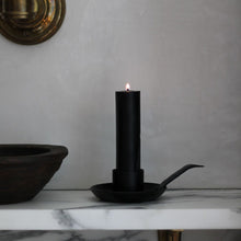 Load image into Gallery viewer, 6" Beeswax Candle in Black