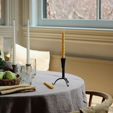 Load image into Gallery viewer, 7" Twisted Beeswax Taper Candles