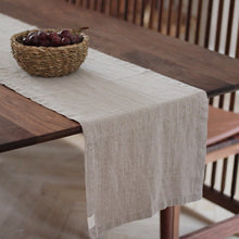 Load image into Gallery viewer, Linen Table Runner in Natural
