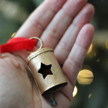 Load image into Gallery viewer, Christmas Star Dome Bell Ornament
