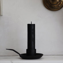 Load image into Gallery viewer, 6&quot; Beeswax Candle in Black
